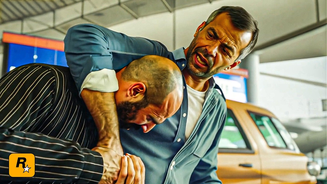 GTA V: 'Complications' Mission Reimagined by AI Real Life Graphics
