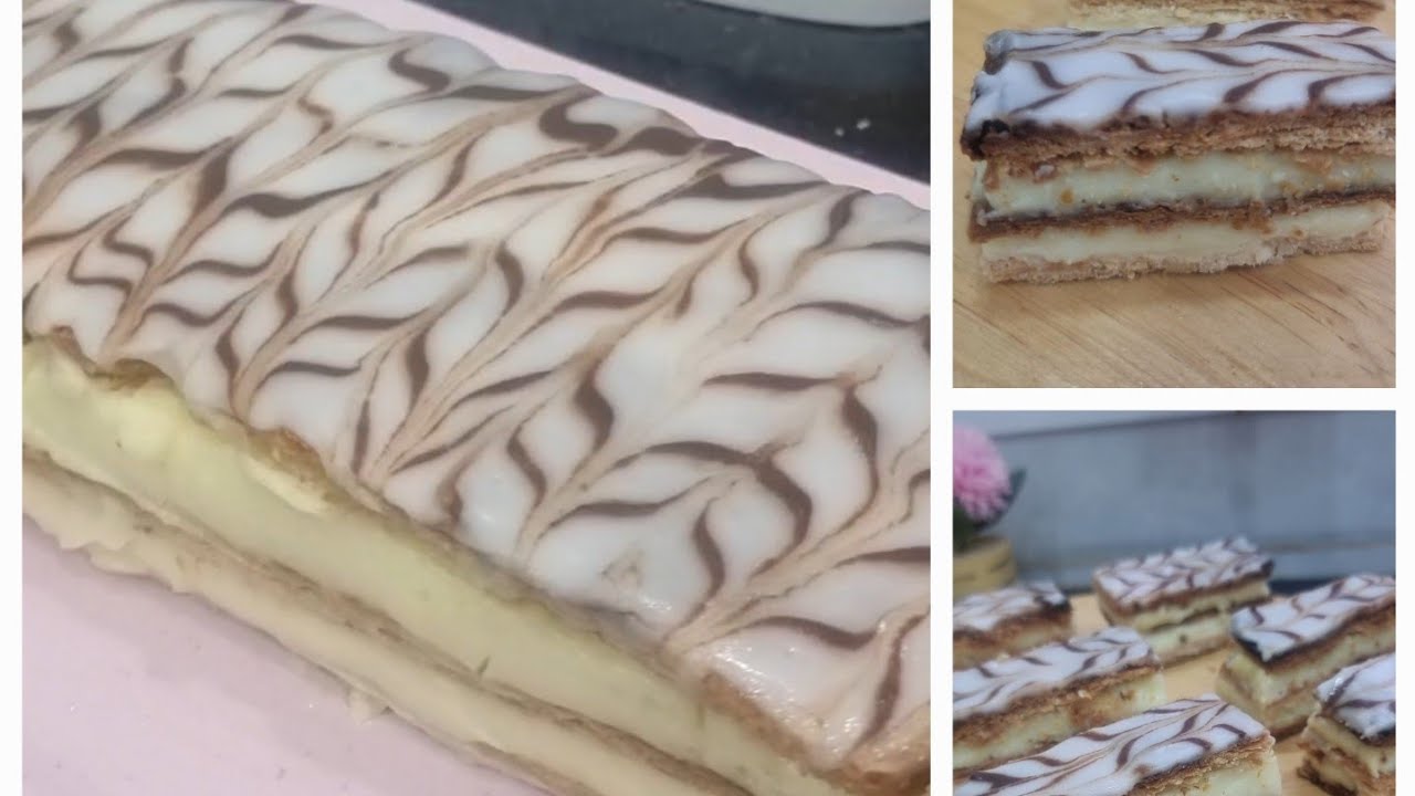 Millefeuille  روعة بطريقة بسيطة و كمية صغيرة لحبت جرب