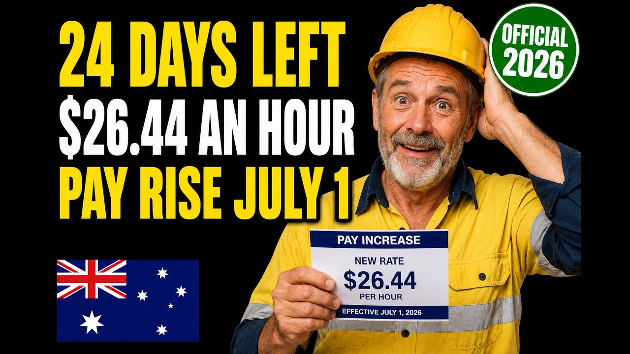 24 Days Left  Australian Pay Rise Starts July 1, 2026 &mdash; What Changes for Workers 1080p