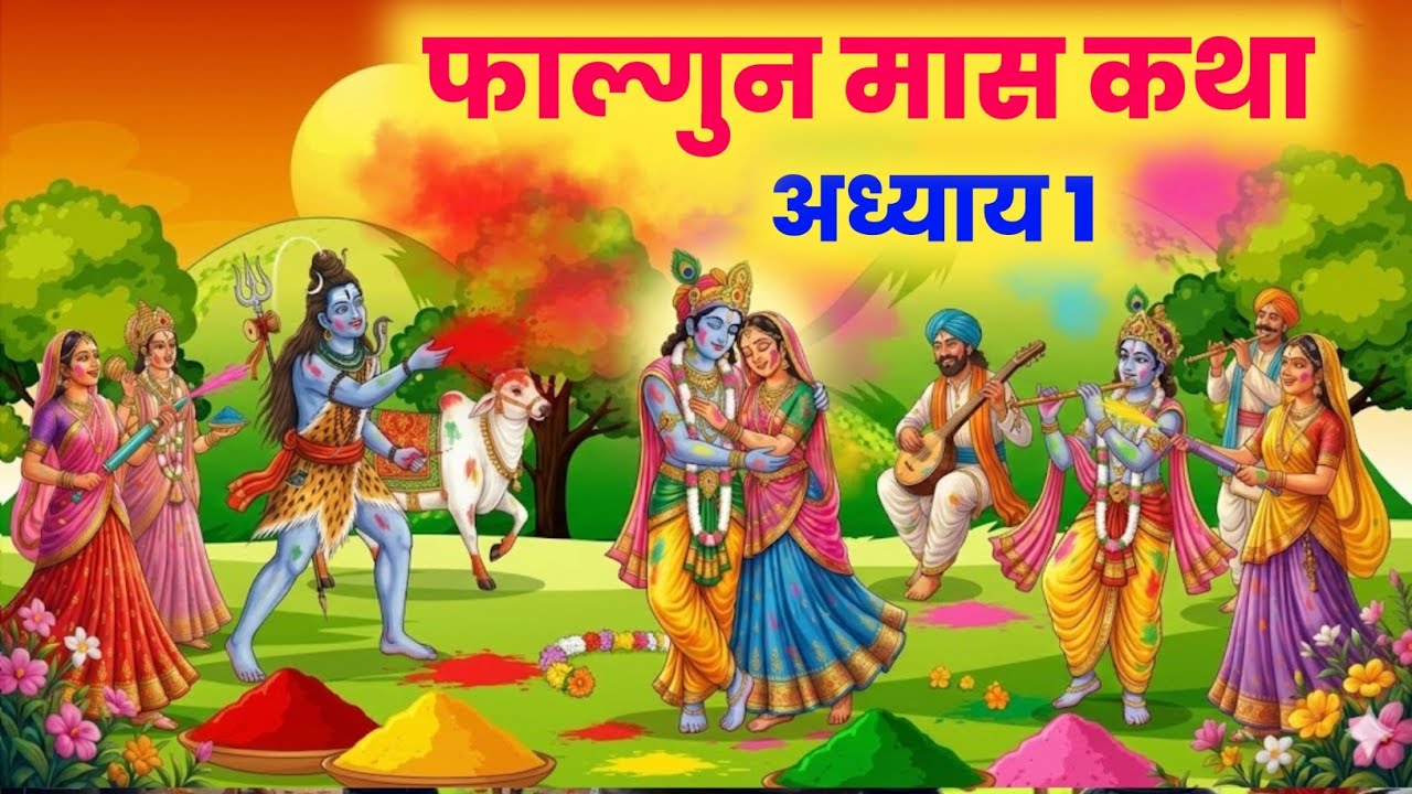 फाल्गुन मास कथा अध्याय 1 | Falgun maas katha| Falgun maas mahatmya |Falgun maas ki katha