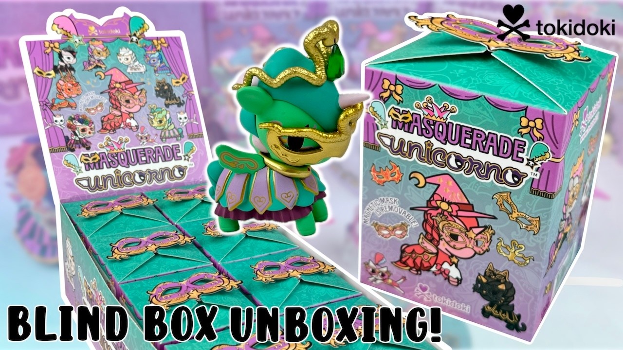 LET'S OPEN THE tokidoki MASQUERADE UNICORNO SERIES! Blind Box Unboxing ♡