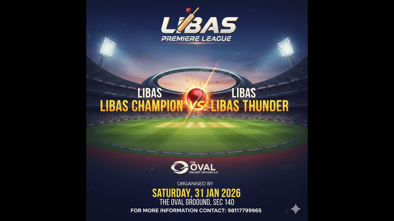 Libas Champion VS Libas Thunder  FINAL (Libas Premiere League ) Organised by The Oval