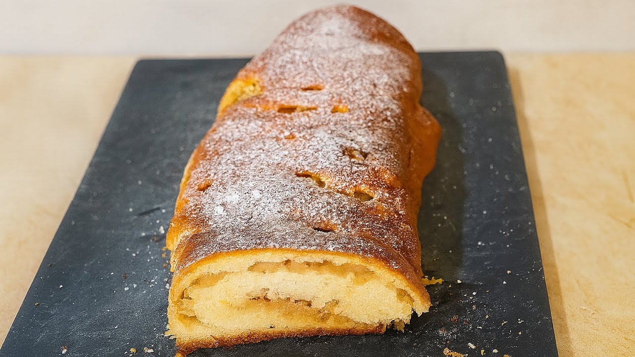 Strucla z jabłkami 🍏 Tradycyjny strudel jabłkowy jak dawniej!
