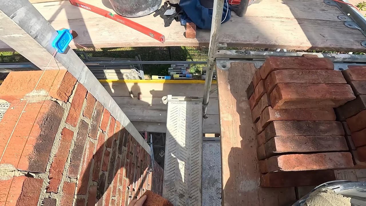 Klinker mauern | Haus bauen 
