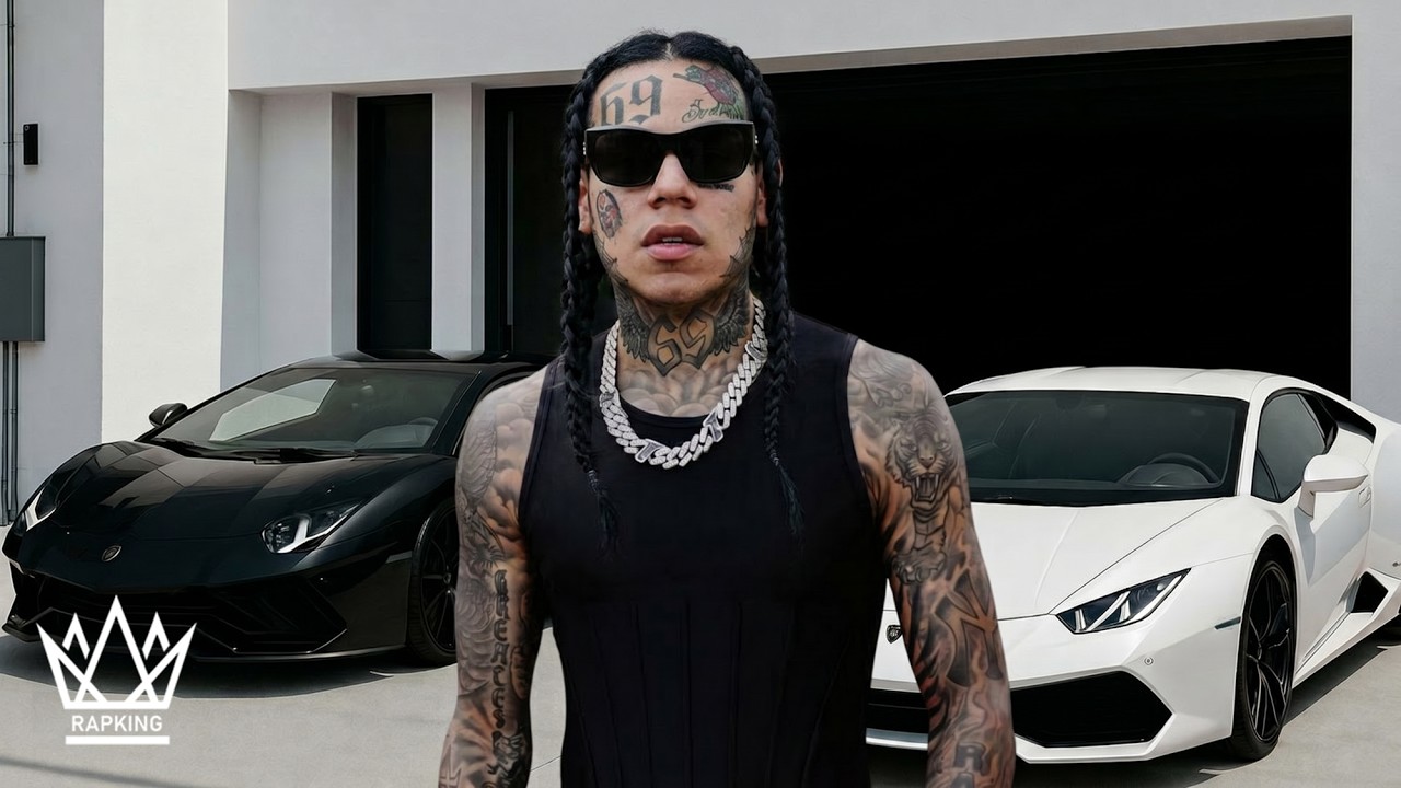 6IX9INE - NIGHTRIDE ft. Tyga, Juicy J, Blueface (RapKing Music Video)