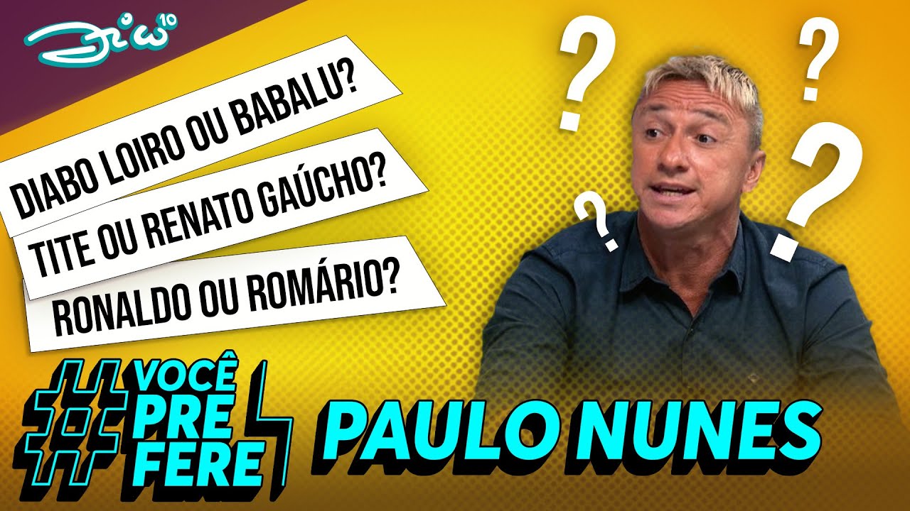Ronaldo ou Romário? Paulo Nunes fala quem foi melhor atacante | Canal Zico 10