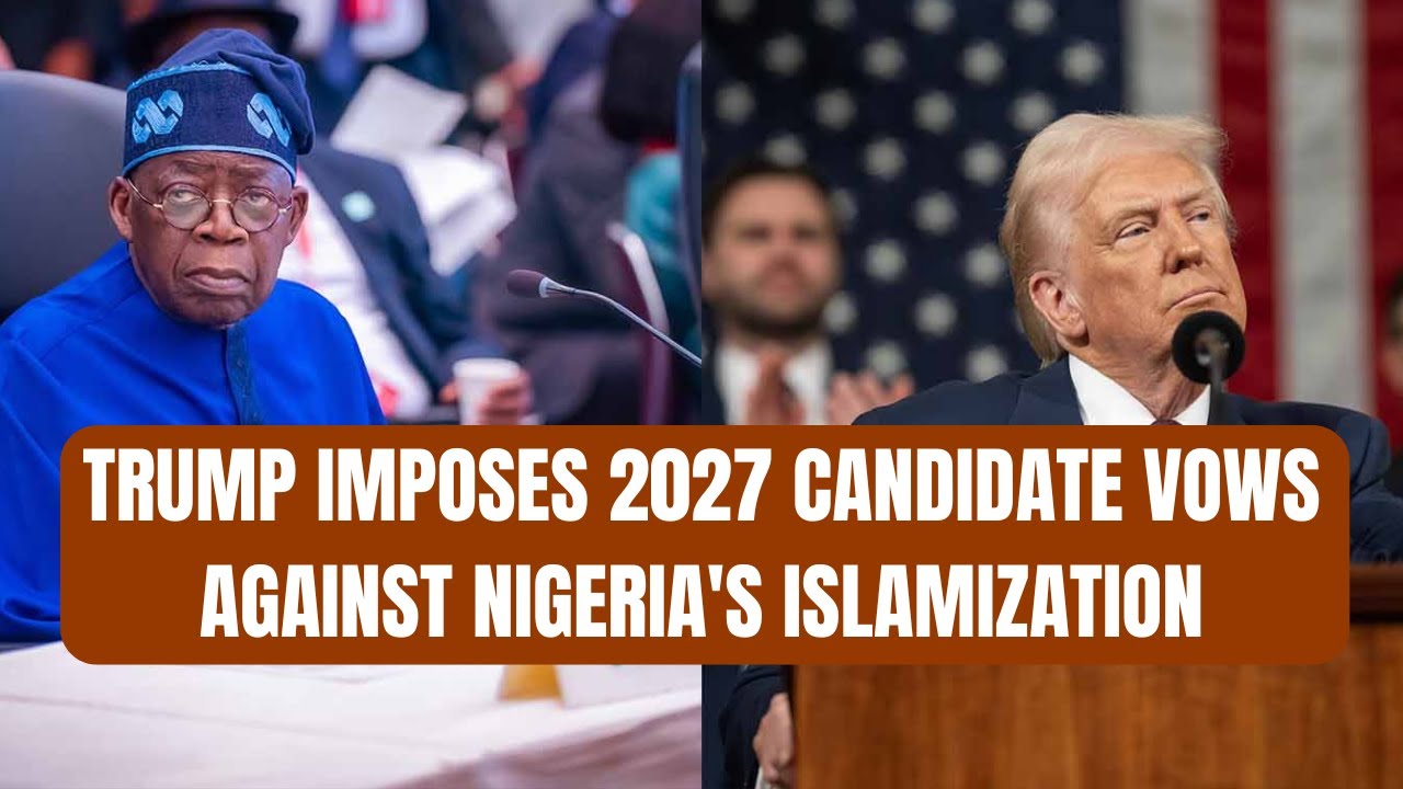 BREAKING: #trump Impose 2027 Candidate Vows Against Nigeria's Islamization?nigerians React