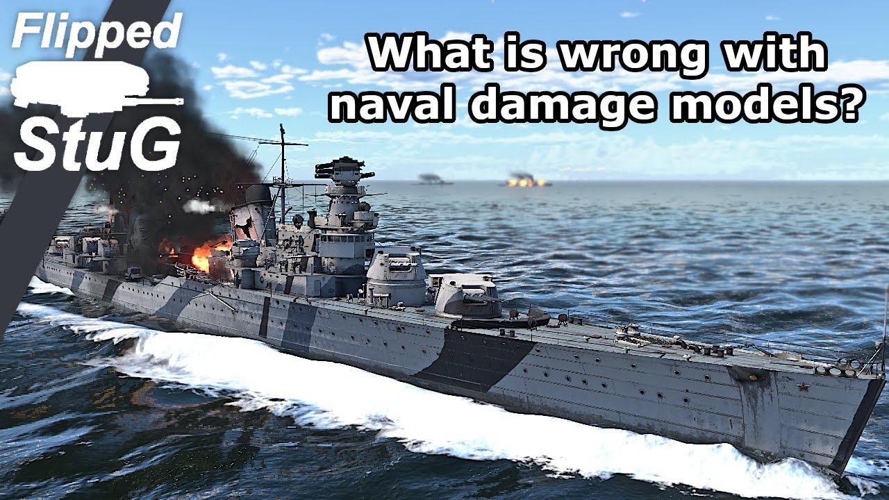 What is wrong with naval damage models? | Flipped StuG | War Thunder