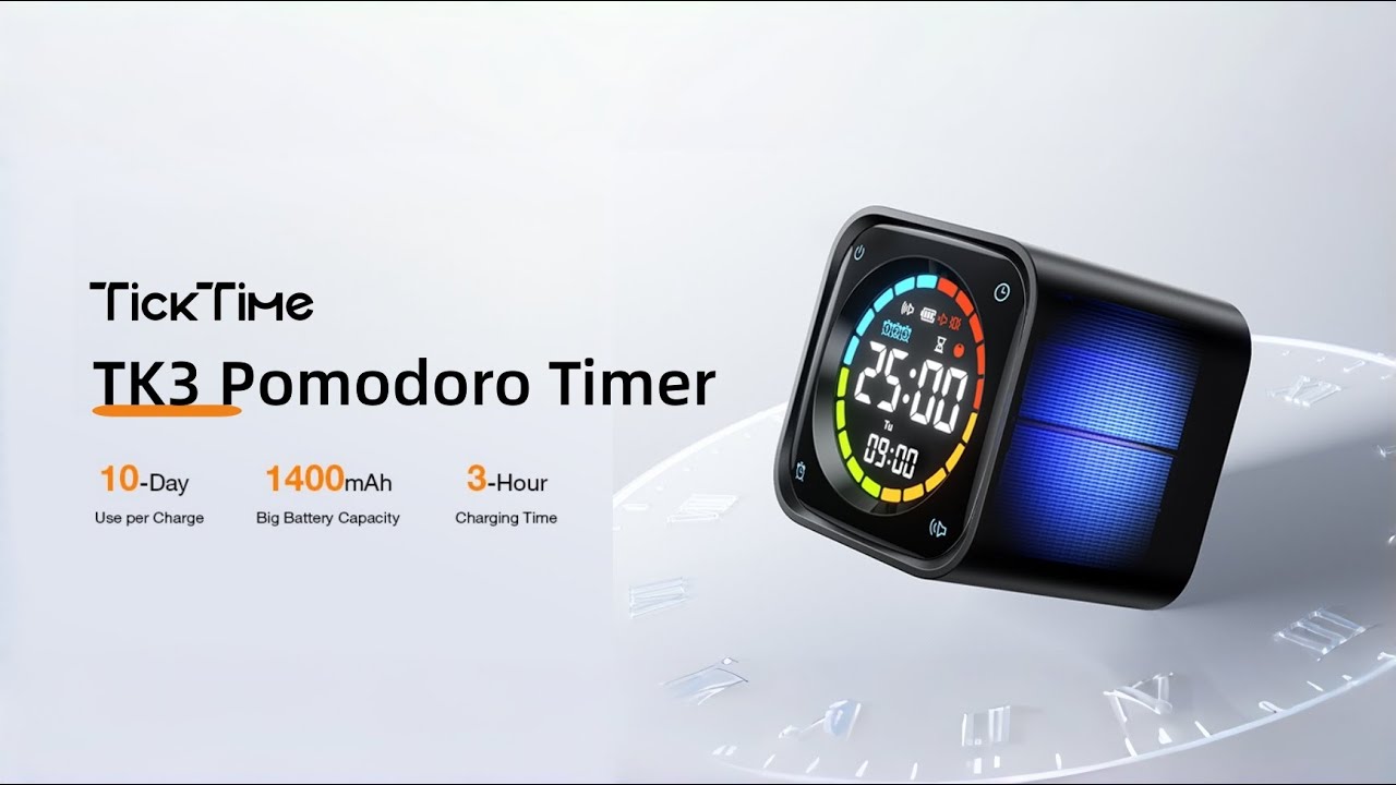 TickTime TK3 Pomodoro Timer - Complete Guide