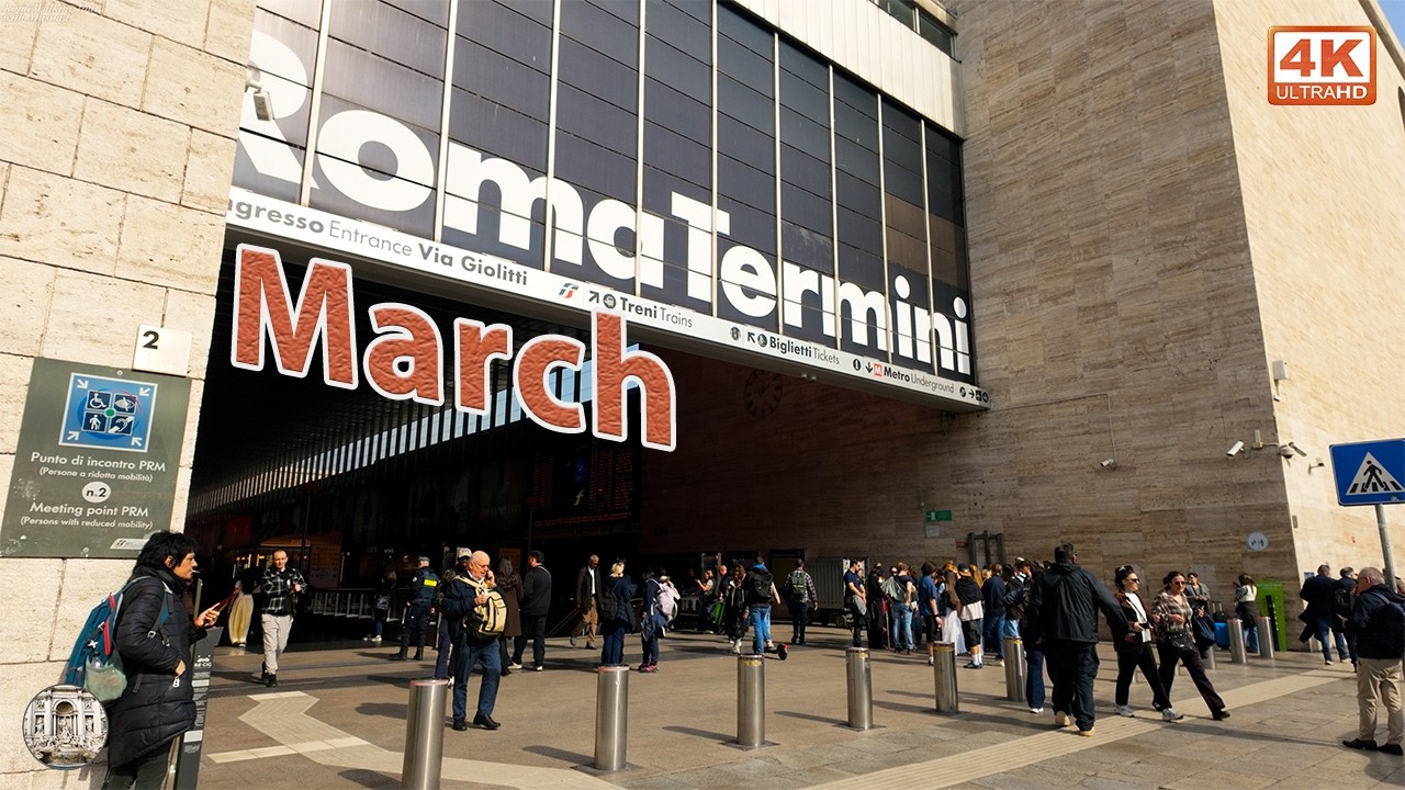 Termini District is Full of Hotels | March 2026 Rome Walking Tour  🇮🇹 | 4K