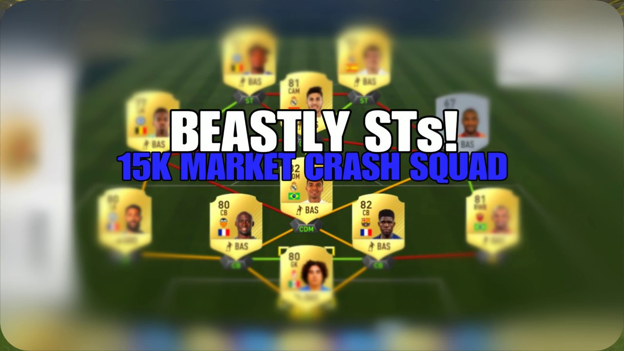15K TOTY MARKET CRASH SQUAD BUILDER | Ft Chelsea Musonda, Morata and More!| FIFA 17 ULTIMATE TEAM