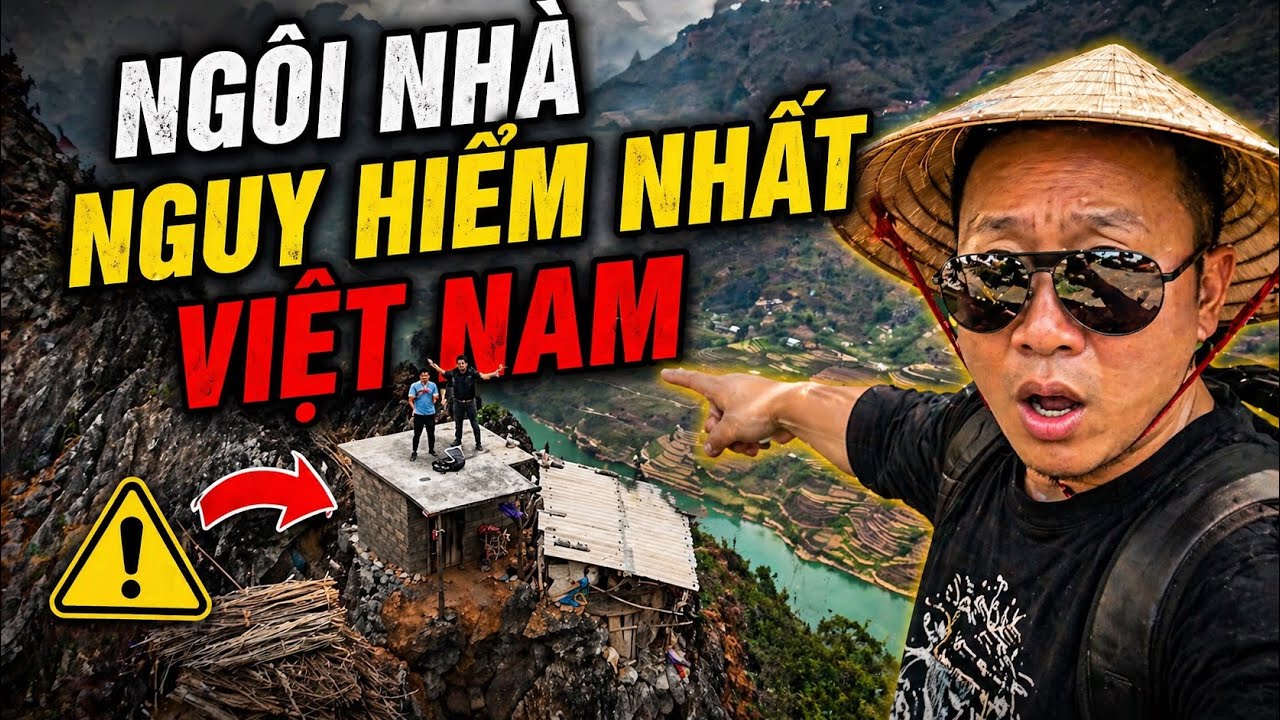 Ngôi nhà bên bờ vực nguy hiểm nhất Việt Nam - cho tiền không ai dám ở