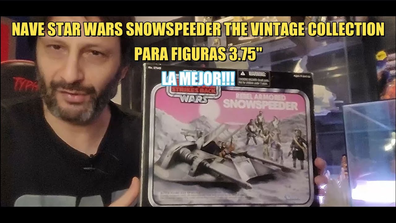 NAVE SNOWSPEEDER THE VINTAGE COLLECTION HASBRO PARA FIGURAS DE 3.75