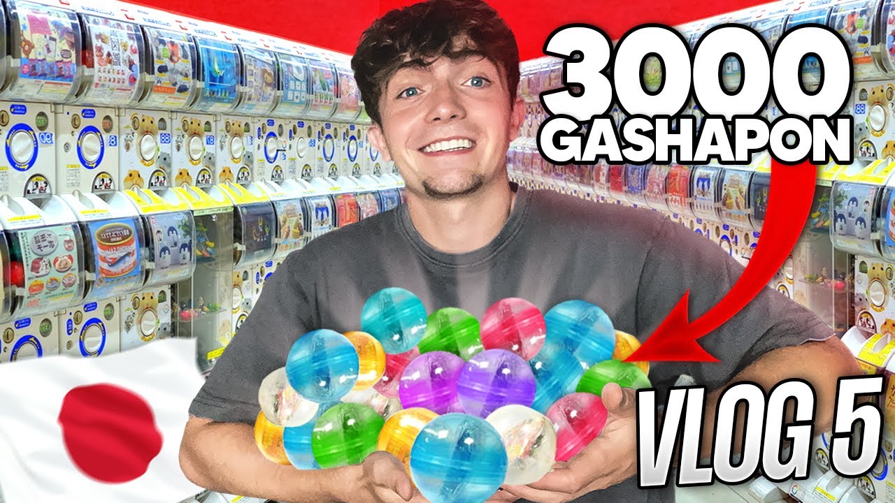 3000 GASHAPON À IKEBOKURO AU JAPON ! VLOG #5