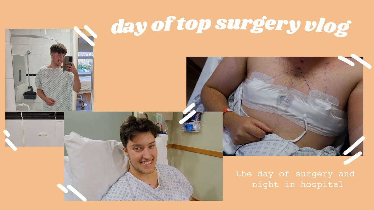 day of top surgery with Mr Antony Fitton vlog || FTM trans
