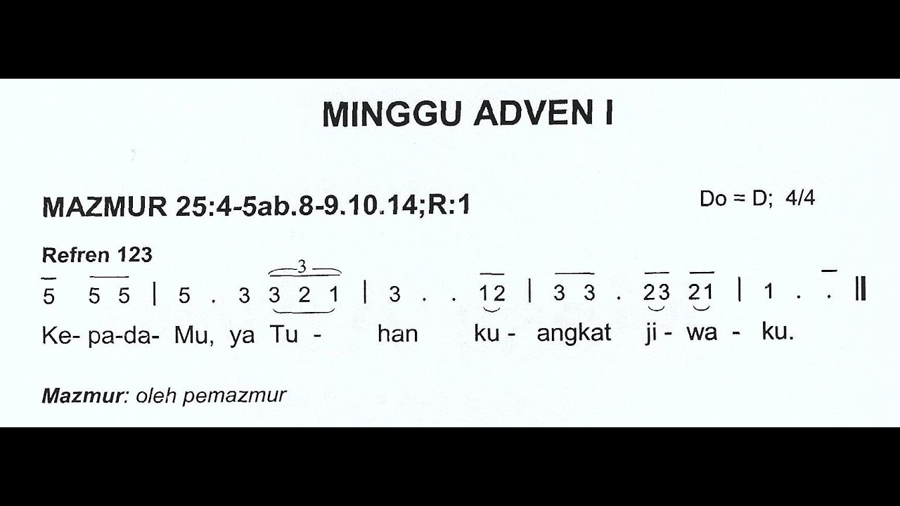 Tahun C Minggu Adven 1