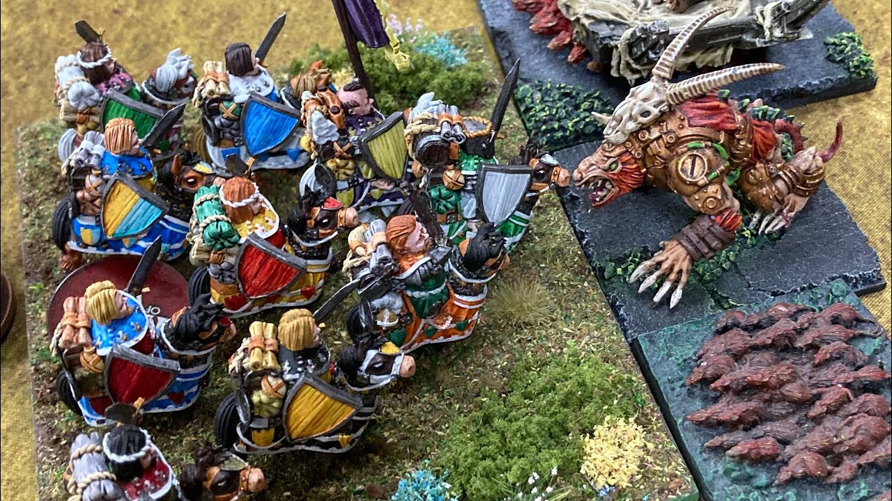 Kings of War Battle Report, Greenlady versus Ratkin.