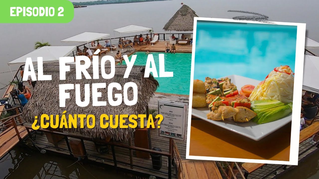 RESTAURANTE FLOTANTE 🤩l ¿Cuánto cuesta comer en AL FRÍO Y AL FUEGO? l IQUITOS #2