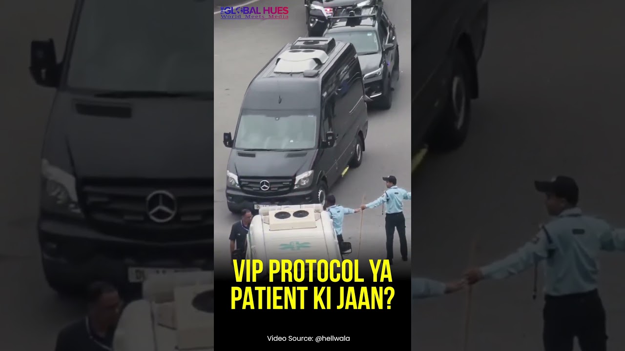 #pmmodi Convoy vs #emergency Vehicle: Online Outrage Over #vip T#traffic #protocols 🚑 #trending