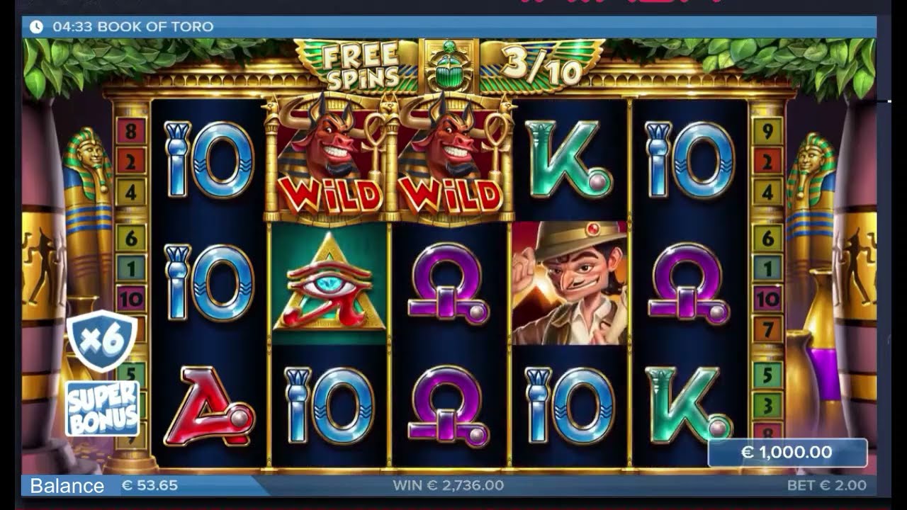 10,000&euro; WIN on Book of Toro! 💥 HUGE Bonus & High Stakes Action! 🎰🔥