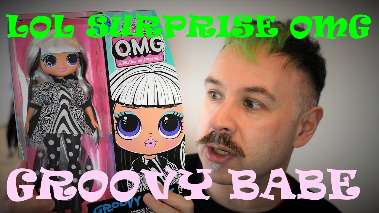 LOL Surprise OMG GROOVY BABE doll rerelease 60s monochrome unboxing *ADULT DOLL COLLECTOR*