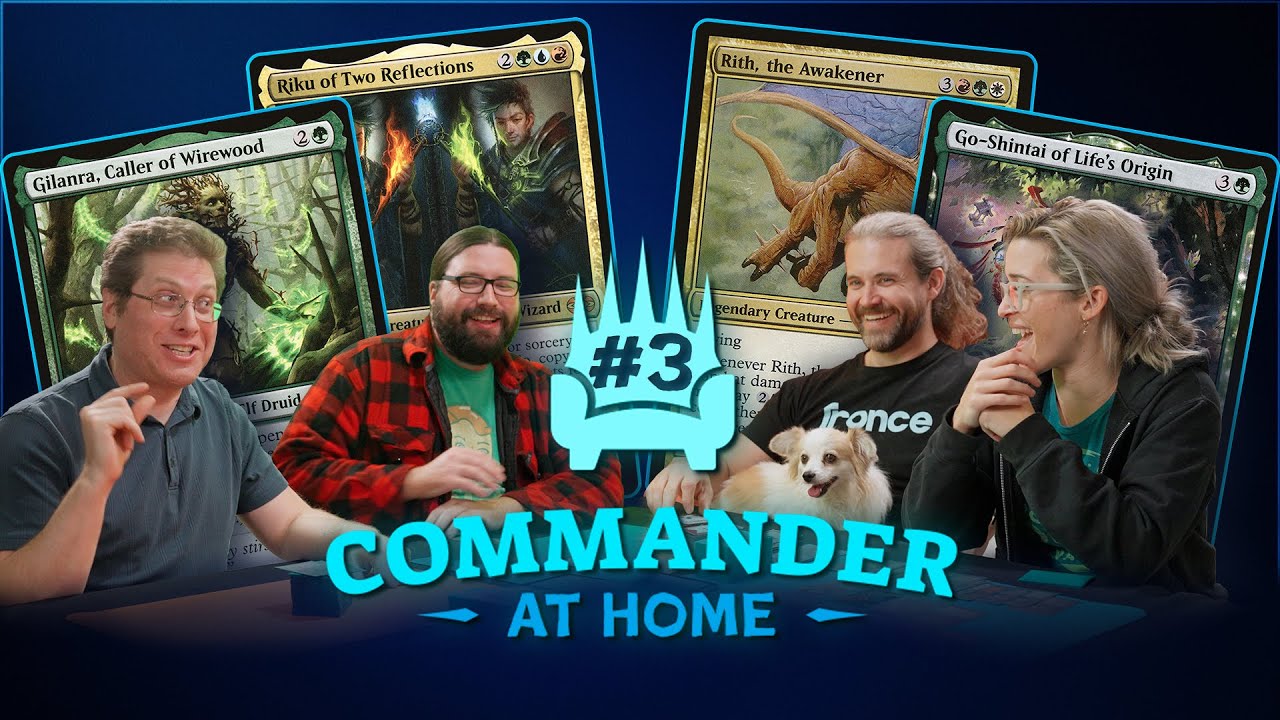 Commander at Home #3 -  Rith vs Go-Shintai vs Riku vs Gilanra with Spencer Crittenden & Chris M
