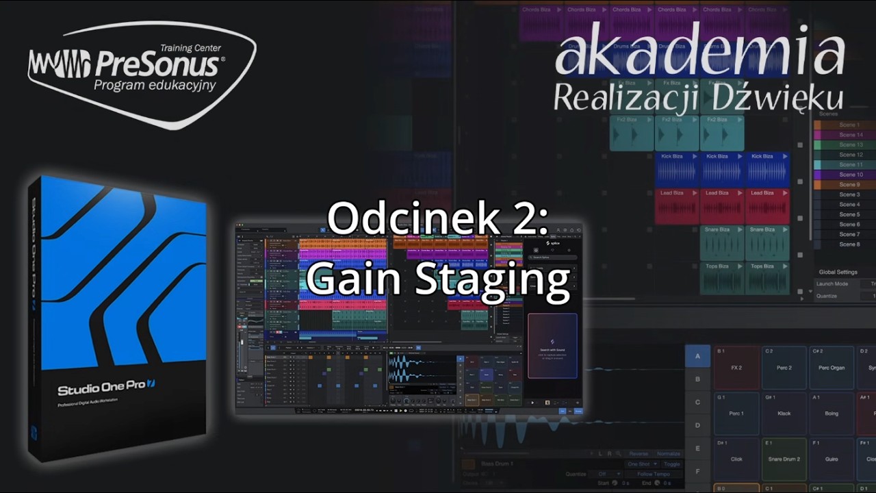 PreSonus Studio One 7 Odcinek 2 Gain Staging