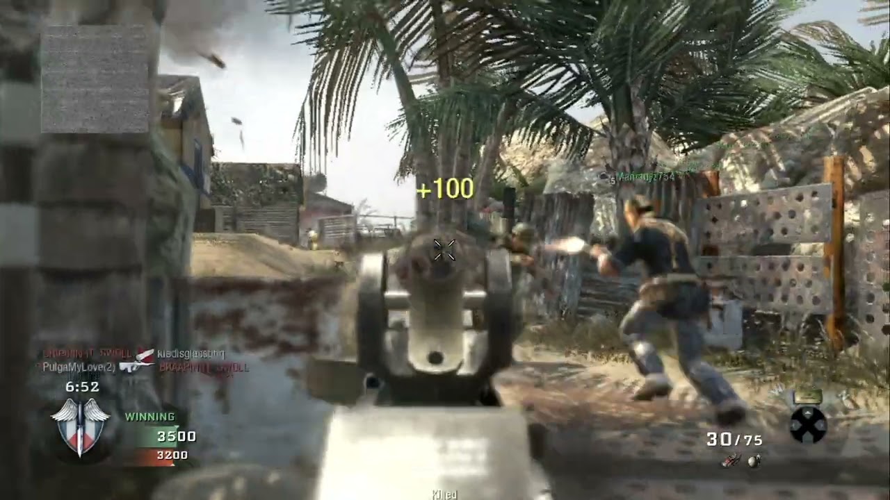 Black Ops 1 Firing Range Team Deathmatch Gameplay
