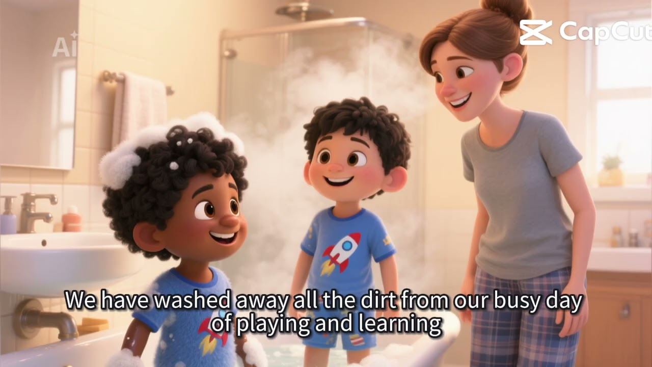 Bath and Brushing Teeth Time Before Bed