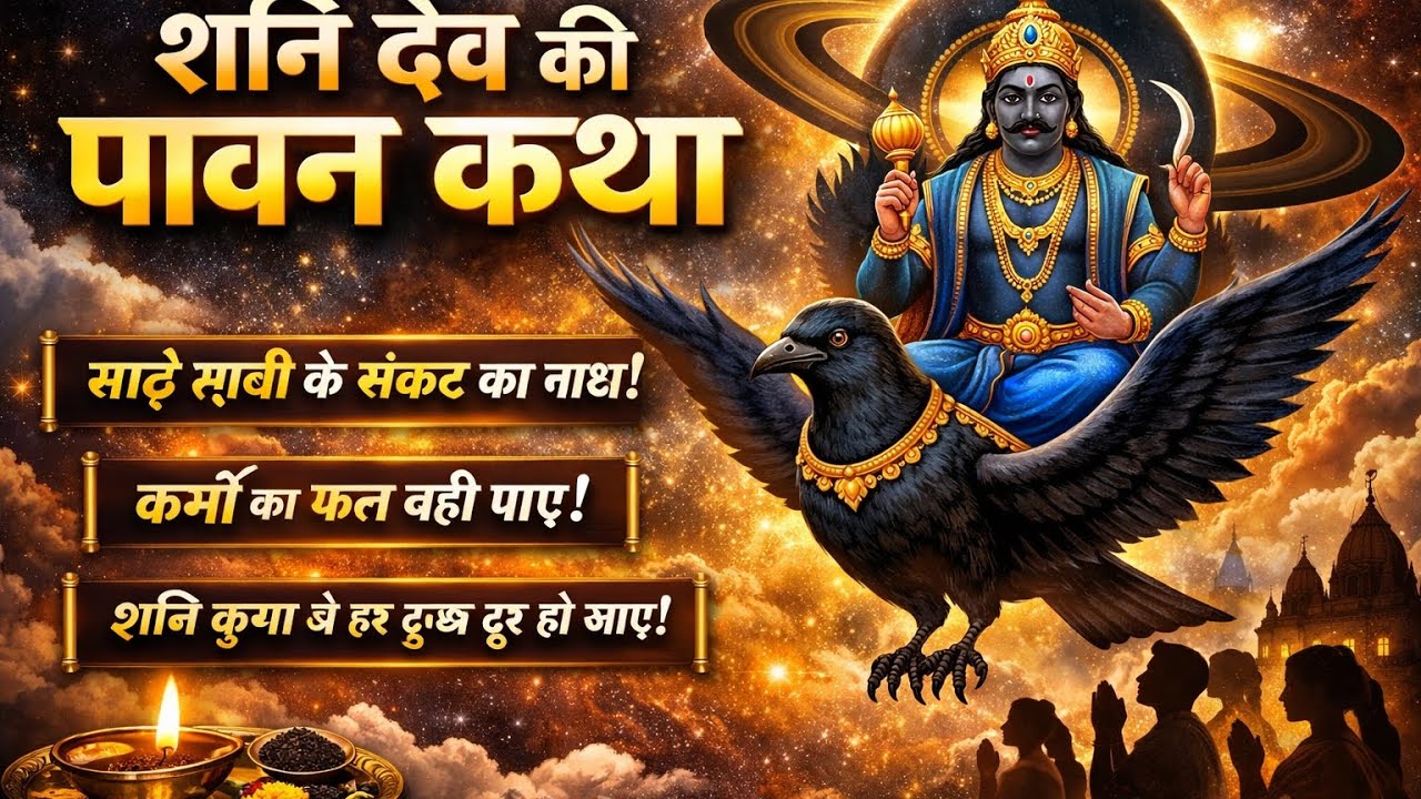 शनि देव की पावन कथा | शनि महाराज की महिमा और न्याय की कथा | New Bhajan {2026} HpBeats 