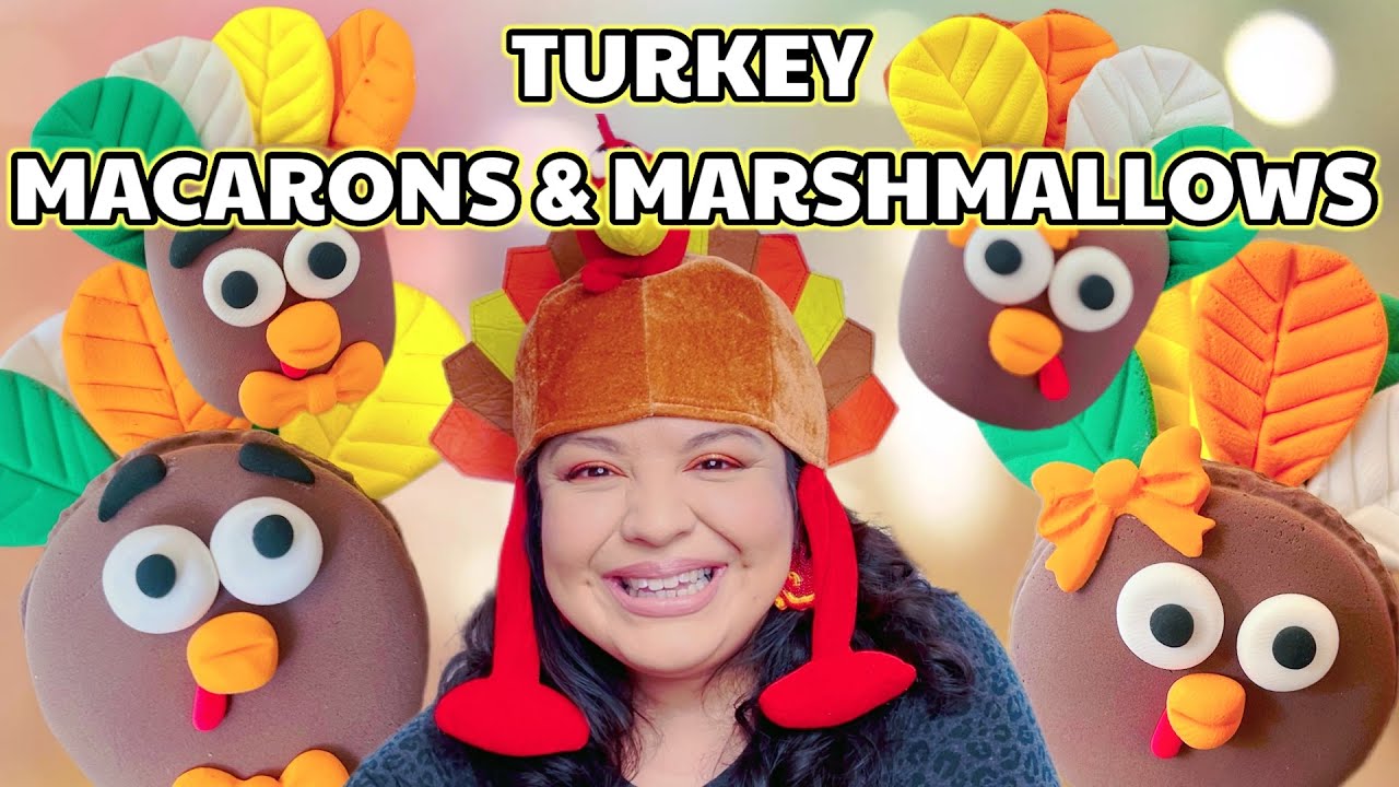🍁МАКАРОНС И МАРШМЕЛЛОУ ИЗ ИНДЕЙКИ! 🦃 Я ПОКАЖУ ВАМ, КАК ИХ ПРИГОТОВИТЬ🥰