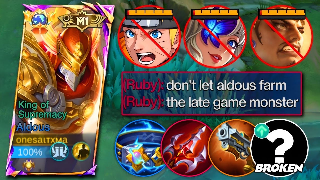 ALDOUS SECRET TRICK TO DOMINATE THIS TANKY META ENEMY HEROES IN RANKED!!!🔥 ALDOUS BEST BUILD 2026