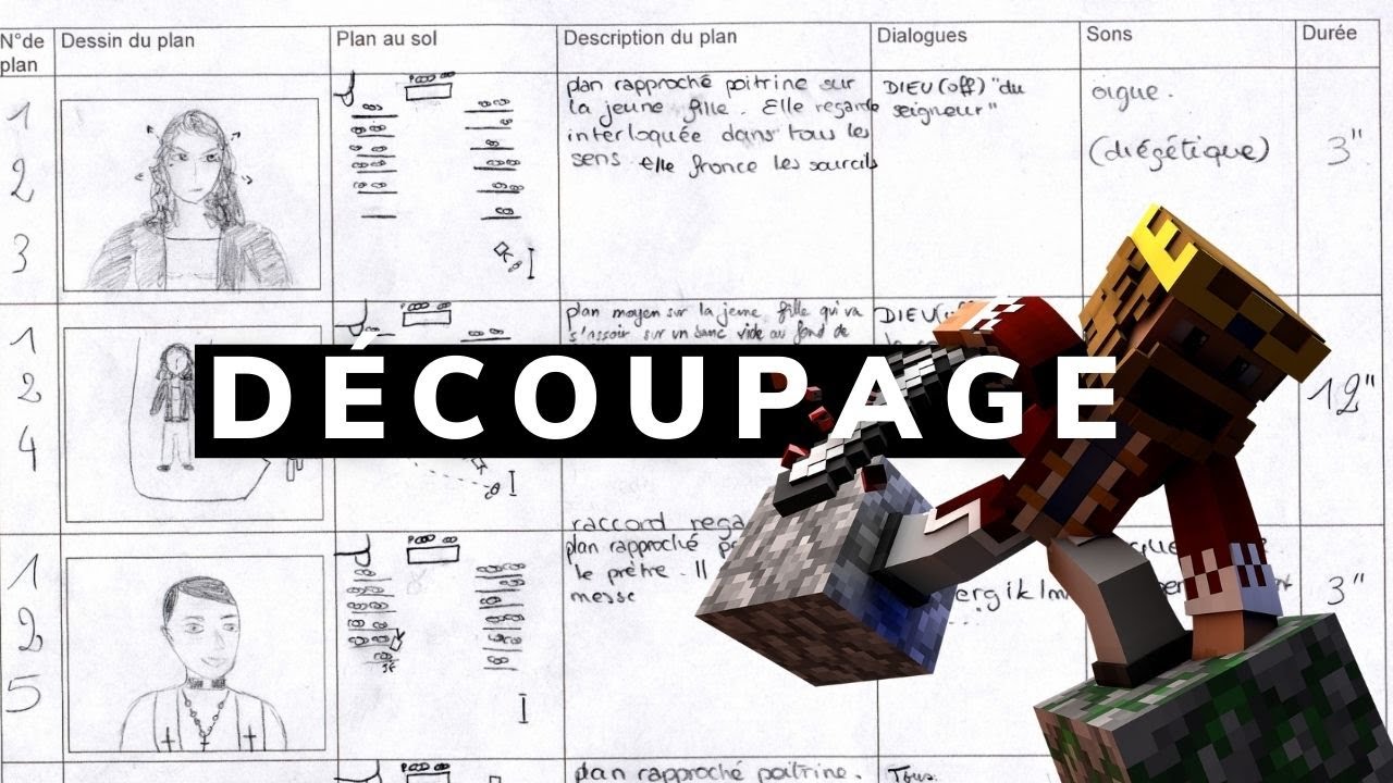 4 ASTUCES POUR FAIRE UN DÉCOUPAGE TECHNIQUE (+Minecraft)