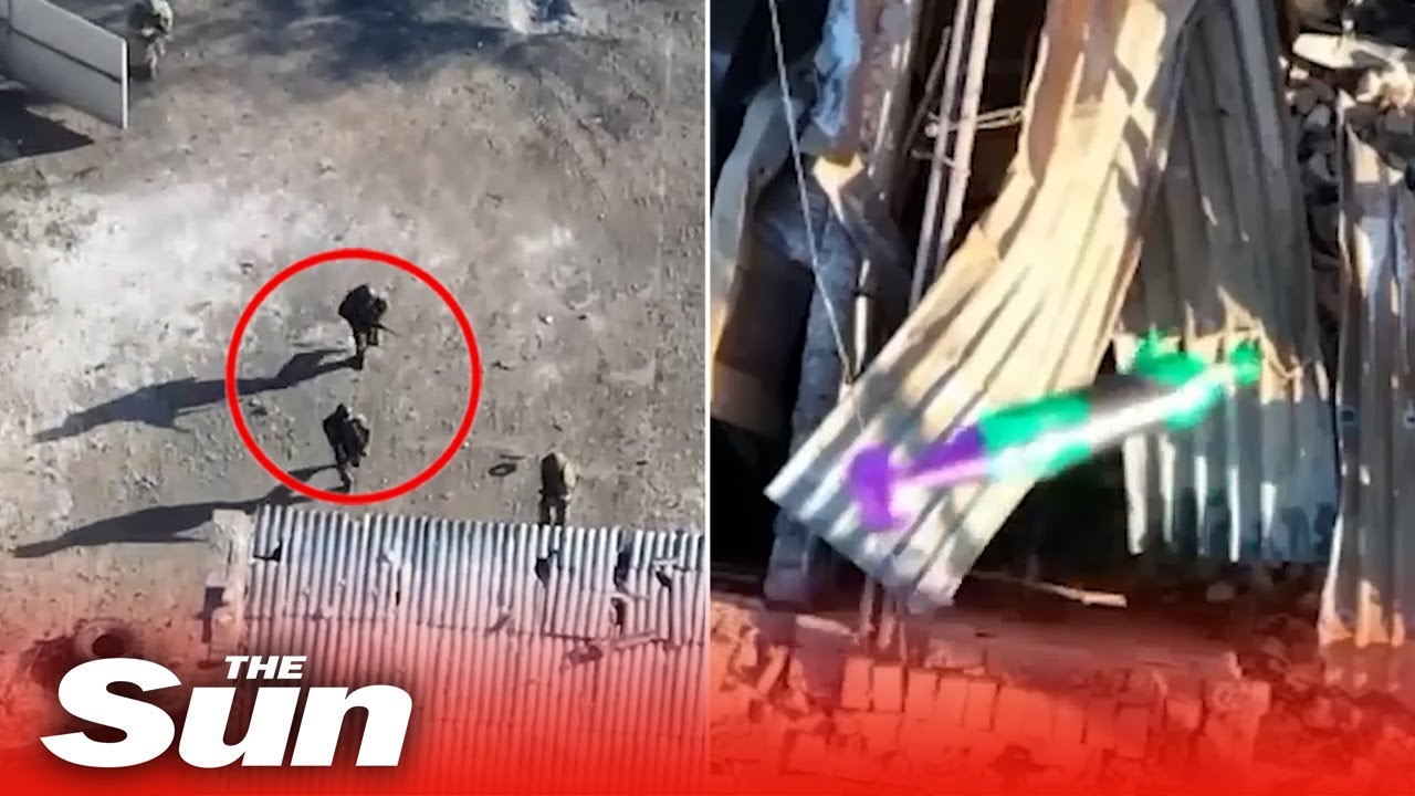 Ukrainian drones hunts down and drop bombs on Wagner mercenaries in Soledar