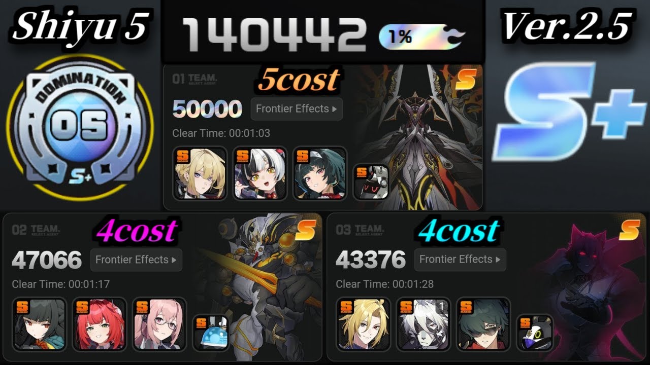 【ゼンゼロ】新・激変ノード5 限定無凸のみ 上位1% 140442pt 3分48秒｜ZZZ Ver.2.5 New Shiyu Critical5 Top 1% 140k 3m48s 13cost