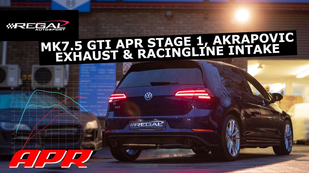 MK7 GTI PP Stage 1 с программным обеспечением блока управления APR, выхлопной системой @myAkrapov...