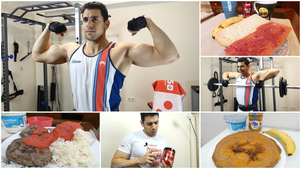 UN DÍA EN MI DIETA DE VOLUMEN | SUPLEMENTACIÓN Y MI DIVISIÓN MUSCULAR