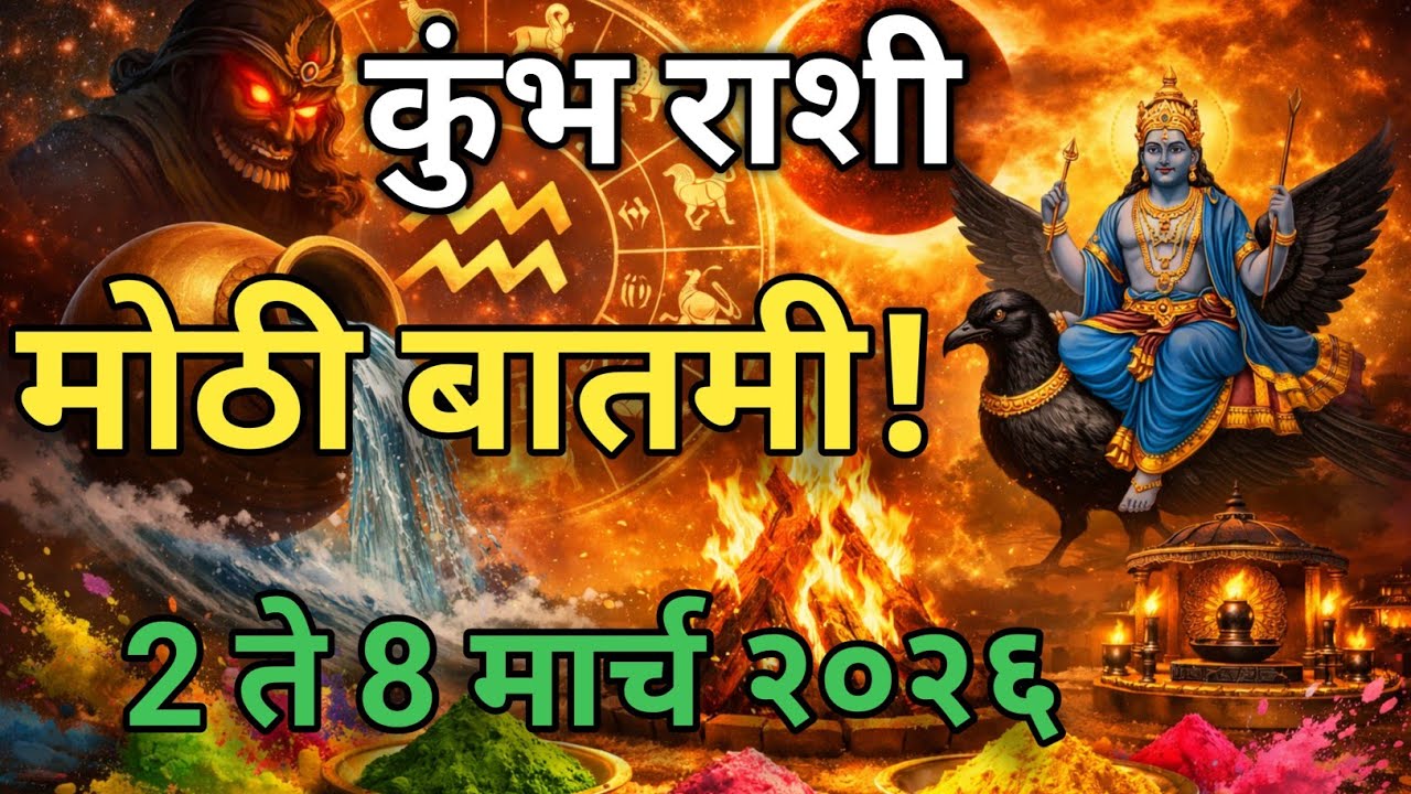 Kumbh Rashi Weekly Horoscope 2-8 March 2026  | Aquarius Weekly Horoscope 