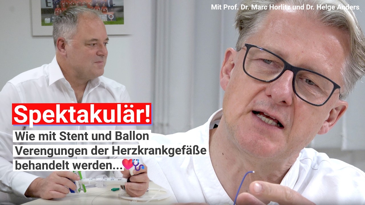 Wir zeigen wie: Mit Stent und Ballon Verengungen der Herzkranzgefäße behandeln | Herzzentrum Köln ❤️