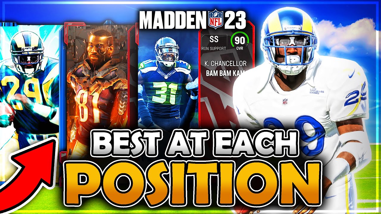 THE *BEST CARDS* AT EACH POSITION in Madden 23 Ultimate Team