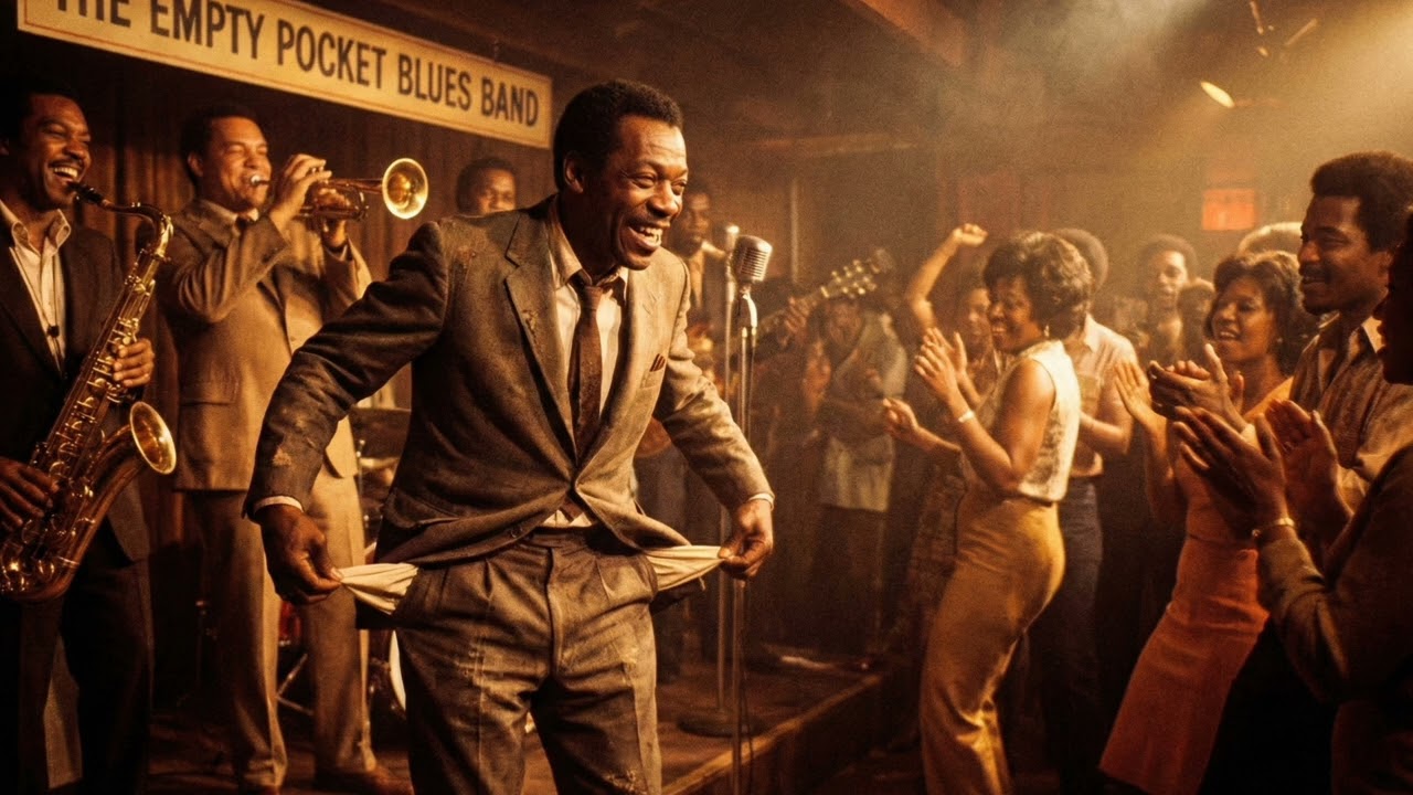 Empty Pocket Blues | Upbeat Funky Soul Blues with Brass Section 🎺