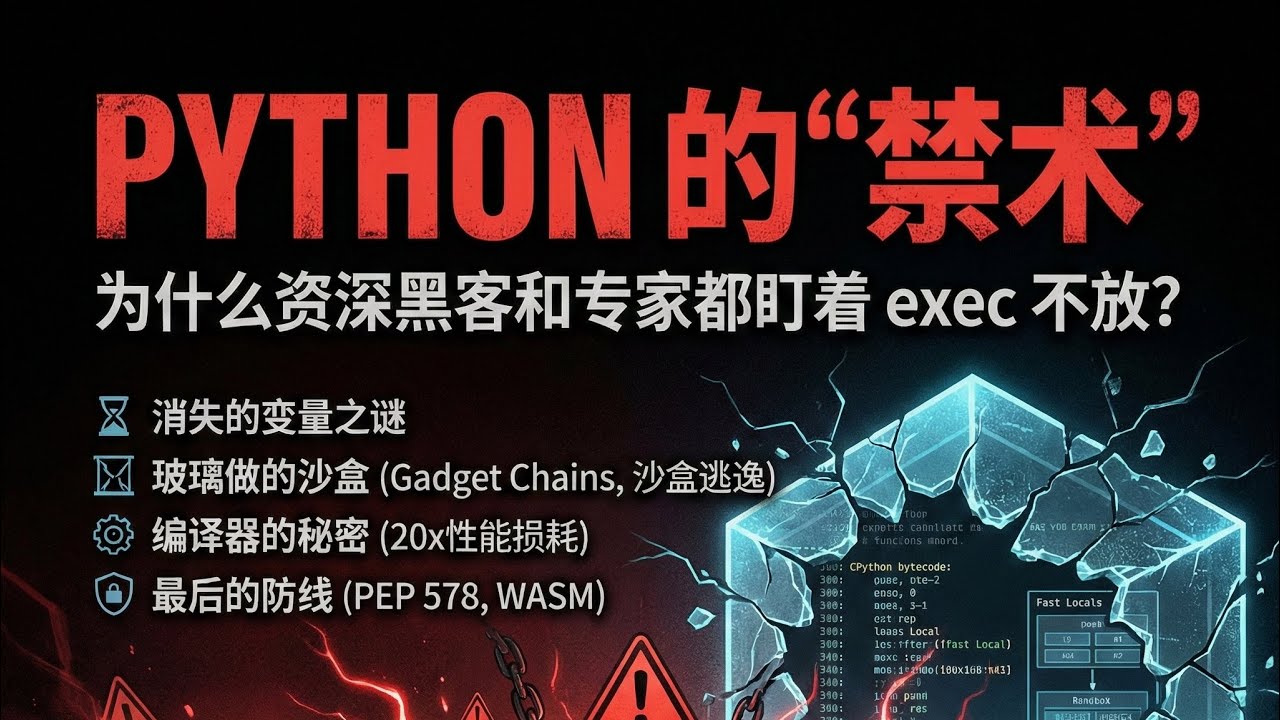 Python 的“禁术”：为什么资深黑客和专家都盯着 exec 不放？