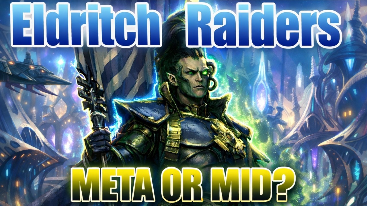 40K: Eldritch Raiders: META or MID? | Prince Yriel + Aeldari Corsair Datasheets