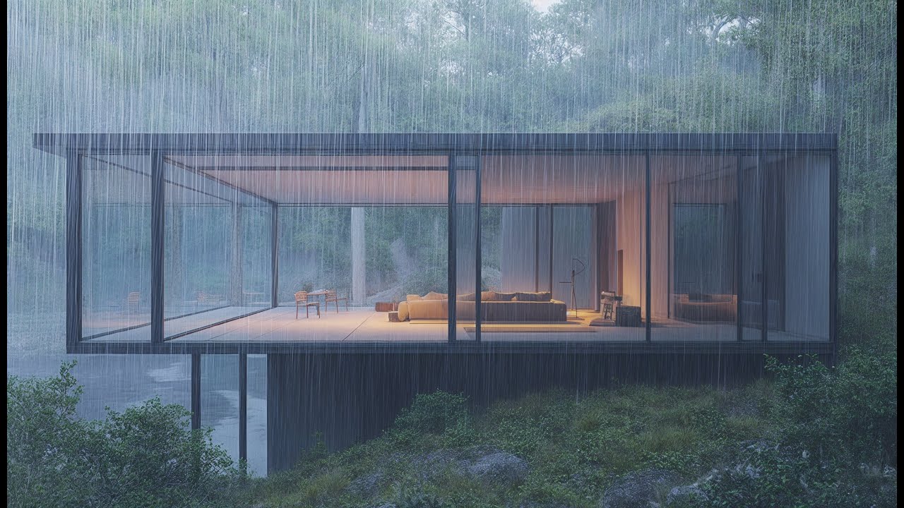 Nothing Moves But the Rain | Minimalist Forest Retreat