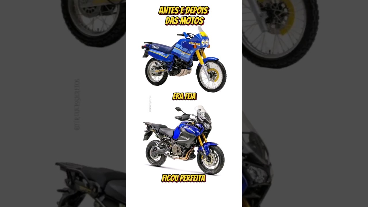 Antes e depois das motos, trail, baixas cilindradas e m&eacute;dias! #youtubeshorts #shorts