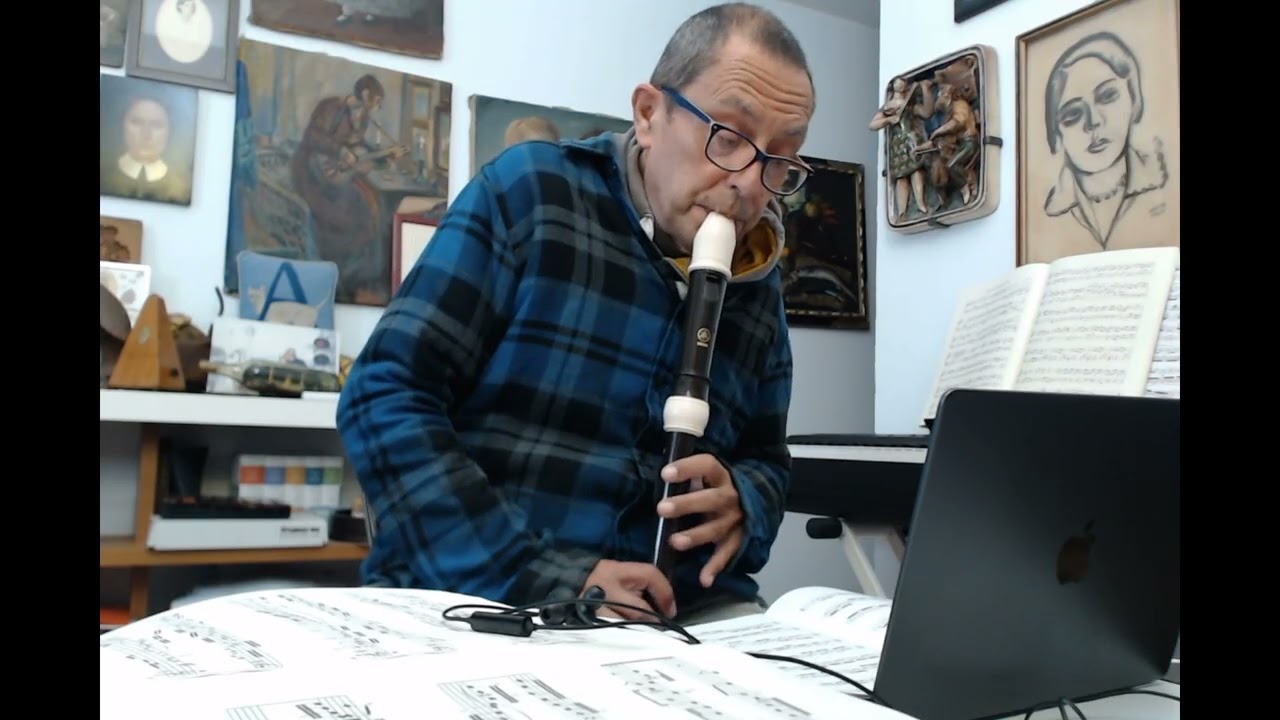 J. S. Bach, Goldberg Variations BWV 988, Variatio 13, for tenor recorder