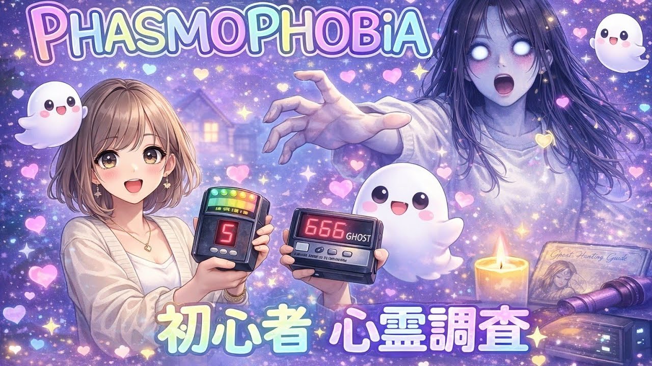 【参加◎/Phasmophobia】ゴースト３体特定できたら帰ります！