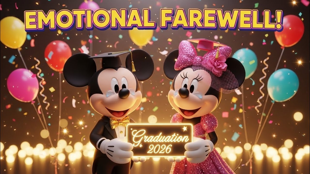 Mickey & Minnie’s Emotional School Farewell 🎓✨ | Dance, Memories & Graduation Party Fun!