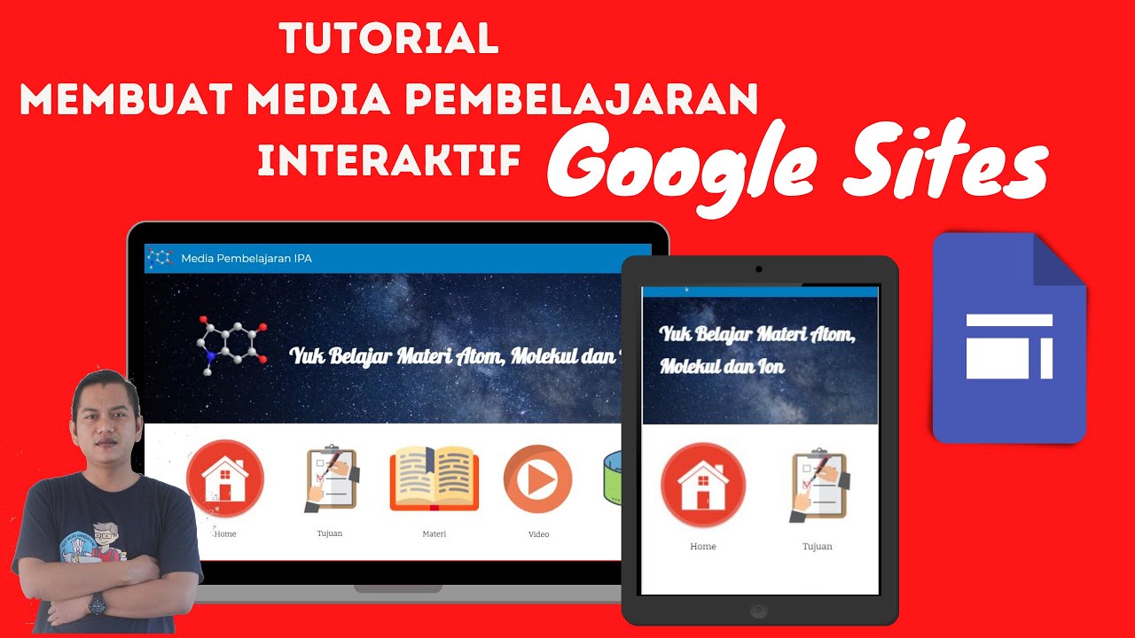Cara Membuat Website Media Pembelajaran Interaktif dengan Google Sites