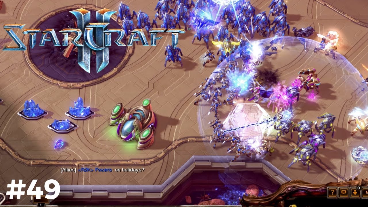 Starcraft 2 (Gameplay 49) vs Hard Ai (Pc Strategy) No Commentary